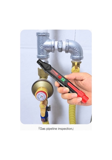 Sandwich Habotest Ht60 Lcd Ekranlı Metan Propan Gaz Dedektörü, El Tipi Yanıcı Gaz Alarmlı