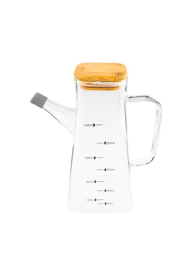 Bambum Rafa - Bambu Kapaklı Yağdanlık 750ml Bambu