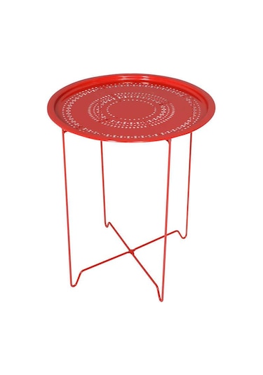 Handy Mate Vergo Tepsi Ve Sehpa - Kırmızı Kırmızı