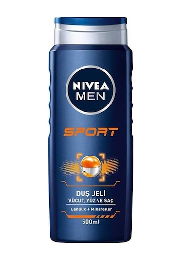 Nivea Men Sport Erkek Saç Yüz ve Vücut Yıkama Jeli 500 ML