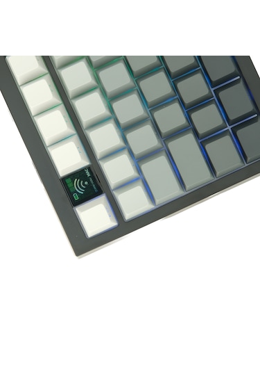 Gameraider Force98 Black Gray Gradient Jixian Red Switch Hotswap Rgb Kablosuz Türkçe Mekanik Gaming Klavye