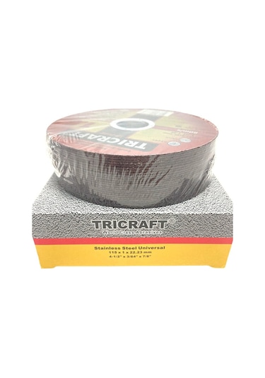 Tricraft Inox Metal Kesici Taş 115x1.0x22 MM 25'li Set Paket