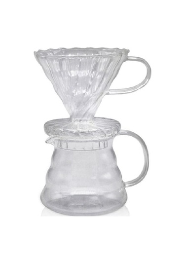 Dancemonkey Isıya Dayanıklı Cam Kahve Demliği El Yapımı, Trendy Tasarım