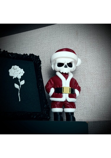 Kuru Kafa Noel Baba Özel Seri Kırmızı Özel Seri Koleksiyon Ürünü Oyuncak Figür
