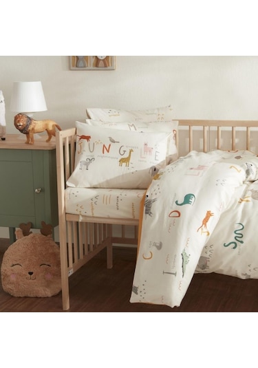 Karaca Home Jungle Bej Bebek Nevresim Takımı