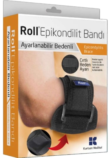Roll Epikondilit Bandajı Tenisçi Dirsek Bandı Epicondilitis Dirse