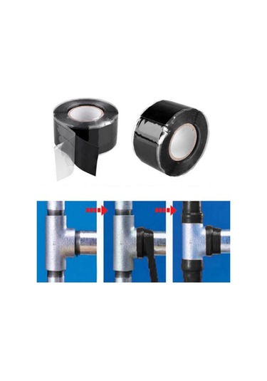 150cm Bant Yaması Güçlü Güçlü Kauçuk Su Geçirmez Conta Tamir Bandı Rulosu