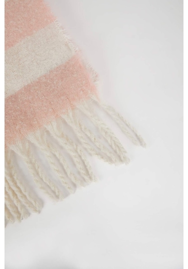 DeFacto Kadın Çizgili Dokuma Atkı A6616AX24WNPN1