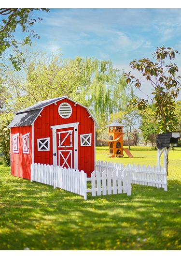 Mandu Ahşap Kar Kızağı Kırmızı
