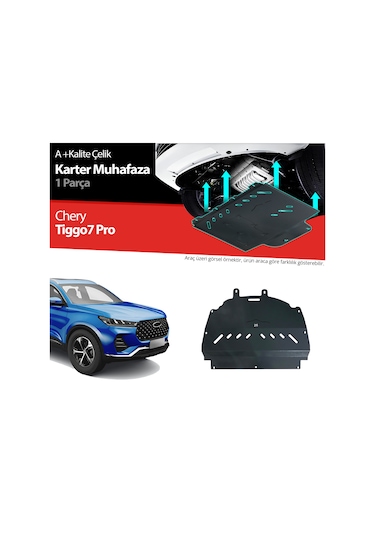 Chery Tiggo 7 Pro Çelik Karter Muhafaza Koruma 2022 2023 2024 2025