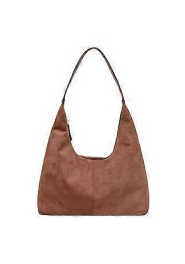 Kadın Kışlık Rahat Kol Çantası Vintage Basit Omuz Çantası Bol Çanta Kol Çantası Ofis Çantaları Kahve Kahve Diğer