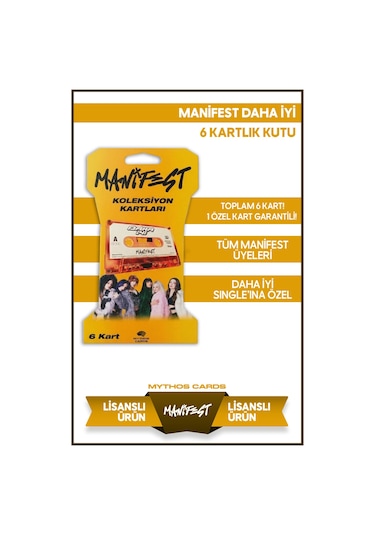 Manifest Koleksiyon Kartları Daha İyi Serisi