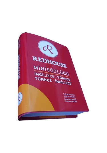 Redhouse Türkçe İngilizce Sözlüğü Mini Turuncu 516 Sayfa 1 Adet 30.000 Kelime Hazneli Red House İngilizce Sözlük Mini Boy Cep