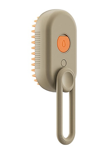 Vkemall Kedi Köpekler İçin 3'ü Bir Arada Usb Uçlu Spreyli Masaj Tarak, Hassas Deri Dostu, Tüy Toplama Ve Temizleme Fonksiyonu, Süt Kahve Rengi