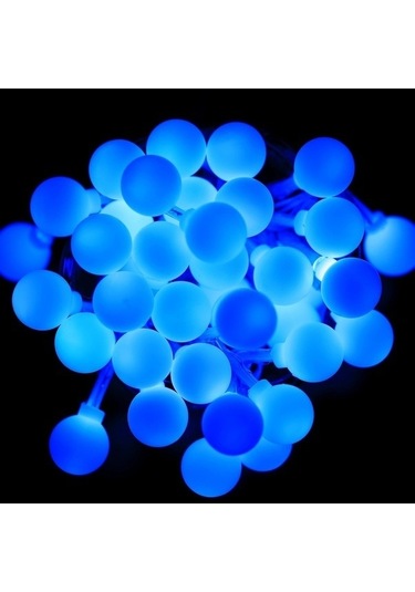 Fastbuy 4m Mavi Led Işık Dizisi, 3x Aa Pil, 3 Modlu, 40 Led, Dc 4.5v Diğer