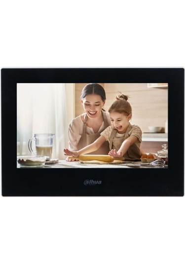 Dahua VTH5321GB-W 7" ANDROİD W-Fi Dokunmatik Ekranlı Çok Yönlü Mikrofon Villa Tipi Intercom İç Ünite Siyah