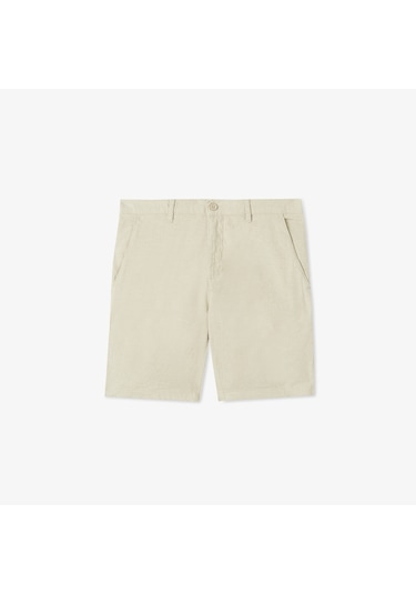 Nautica Erkek Bej Slim Fit Şort Düz B55218t Bej