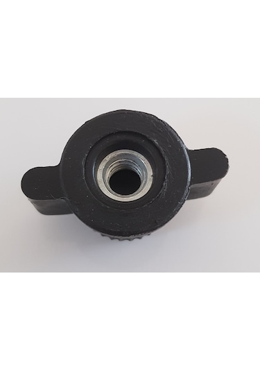 Kelebek Somun Metrik 6 5'li Paket Siyah