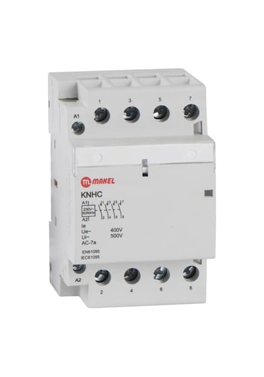 Makel Moduler Kontaktör 16a 4p Trifaze 2no+2nc 68000155