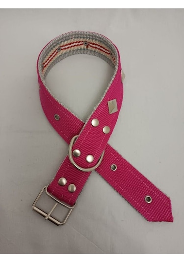 Kozaklı 10463 Süslü Köpek Tasması Pembe 70 x 4 CM