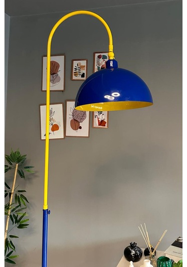 Legend Lambader Hareketli Başlık Modern Dekoratif Metal Oturma Odası Çalışma Odası Lambası Lacivert