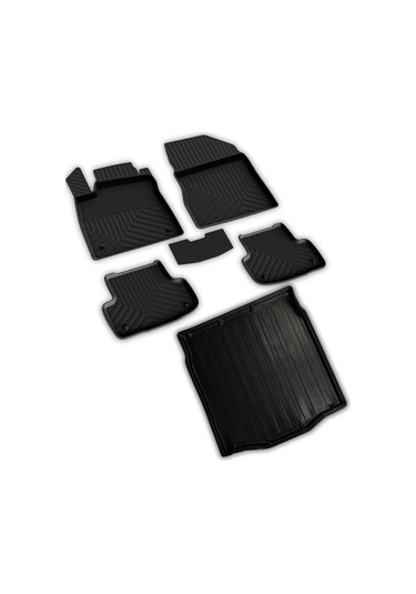 Citroen C4-x Ferrous 4d Paspas Ve İnce Stepneli Model İçin 3d Bagaj Havuzu 2022 Ve Üstü