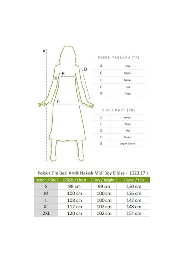 Kolsuz Şile Bezi Antik Nakışlı Midi Boy Elbise Lacivert Lcvt-lacivert Lacivert