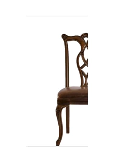 Bengimobilya Sandalye Kayın Ahşap Model Zus002 Kahverengi Suni Deri Parlak C