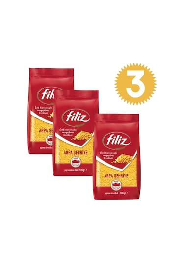 Filiz Arpa Şehriye 3 x 500 G