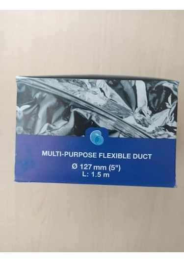 2 Metre Çelik Tel Alüminyum Baca Borusu Tüm Aspiratörlere Uygun
