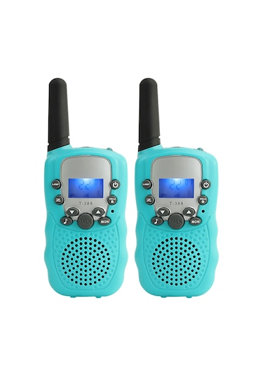 Qingmipy Çocuklar İçin Kablosuz Konuşur Cihazı - Akıllı Gelişim Ve Aile Etkileşimi İçin Dayanıklı Abs Malzeme, 2'li Paket Pil Yok Yeşil