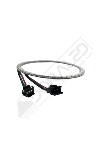 Doraled WS2812B ARGB Magic Matrix Ekran 5V Dijital Yuvarlak Pixel 45 Led Halka 120 x 100 MM