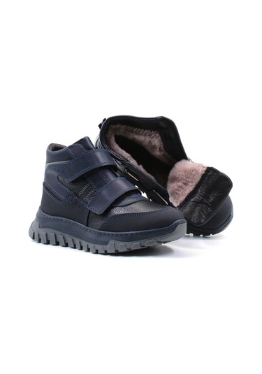 Fast Step Hakiki Deri Kürklü Unisex Çocuk Klasik Bot 612kfa1586-2 001