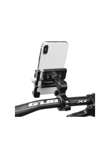 Gub Plus 18 Alüminyum Alaşımlı Cep Telefon Tutucu Darbeye Dayanıklı Bisiklet Telefonu Montaj Braketi Çok Renkli