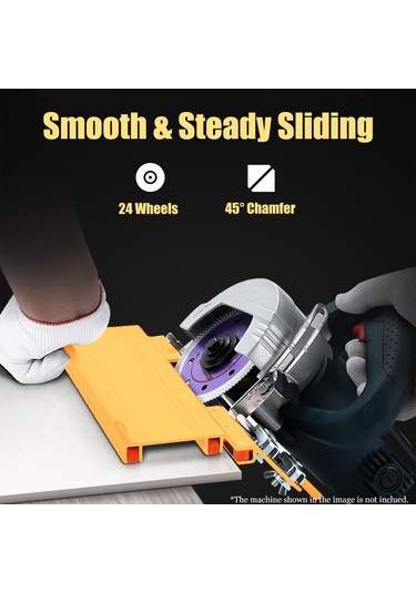 Jms 45 Derece Fayans Pah Kırma Cihazı Testere Kılavuzu Açılı Kesim