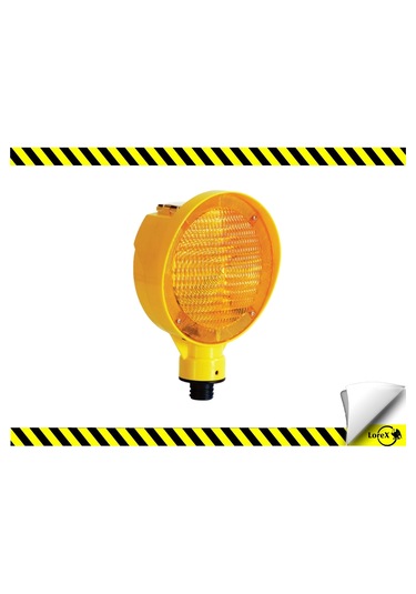 Lorex Solar Trafik Yuvarlak Flaşör