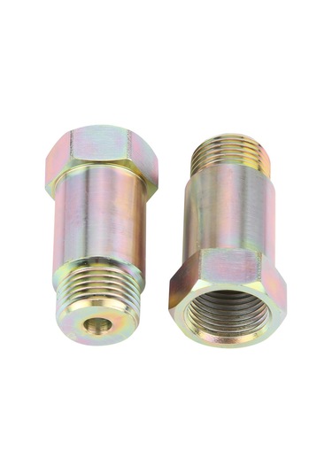 Konesam 45mm Demir Oksijen Sensörü Uzatıcı M18 1.5 , Araçlarda Exhaust Mesafesini Artırır, Hho Sistemi/test Borusu İçin, 2 Adet Sarı