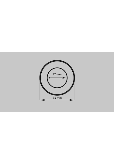 Metali Kapı Kolu Stoperi Tampon Şeffaf 6 Adet