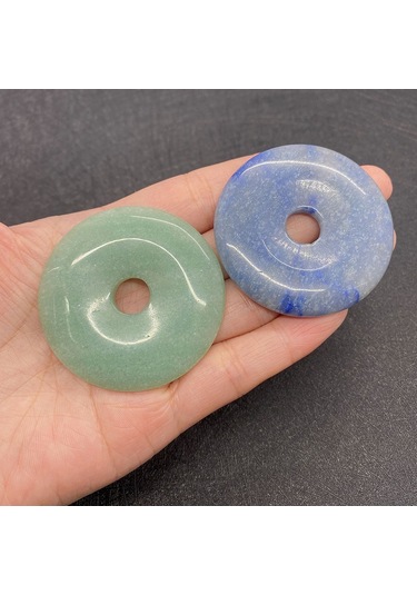 Soulader Doğal Taş Boncuk Kolye Ucu Yuvarlak Emniyet Tokası Takı Yapımı Malzemeleri Aksesuarları El Yapımı Boncuk Modelleri Çok REnkli