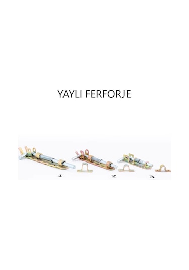 Sürgülü Kapı Kilidi Sliding Door Lock 1'li - Büyük - Yaylı Mavzer