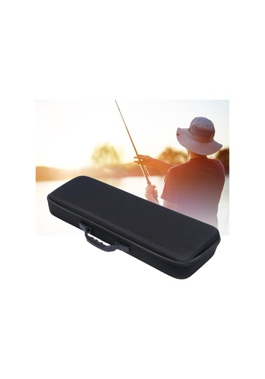 Çoklu Oltalar İçin Eva Darbeye Dayanıklı Sert Kabuklu Olta Makarası Saklama Çantası 500mm X 50mm X 25mm B Diğer