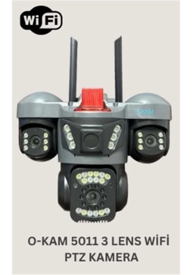 Okam O-kam 5011 3 Lens Wifi Ptz Kamera