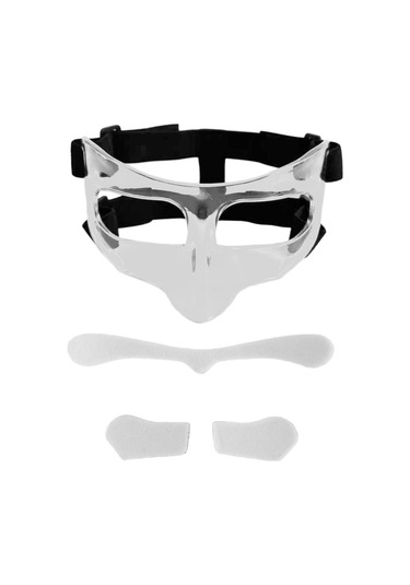 Suntek Basketbol Maskesi Koruyucu Kalkan Şeffaf-17,5x9,5x9,8cm