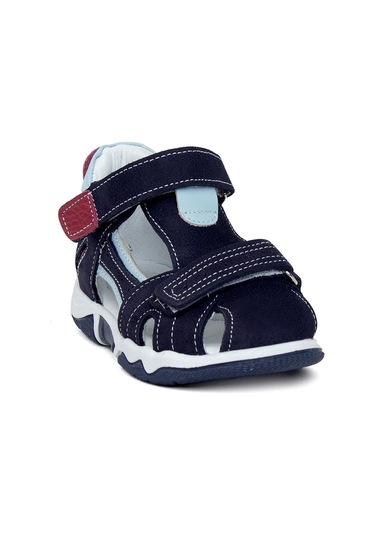 Minican Gn Zn B 615 Bebe Kız Çocuk Hakiki Deri Düz Lacivert Lacivert