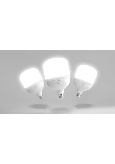 30w Yüksek Performanslı Led Torch Ampul, E27 Duy, 6500k Beyaz Işık, 2500 Lümen