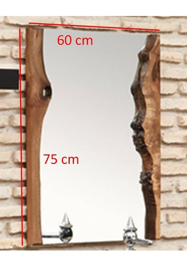 Orka - Wood Üst Ayna Ceviz - 55wood1202000 6438248