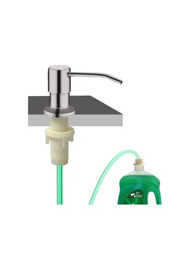 Westworld Nikel Mutfak Lavabo Sabunluk - Gümüş Gümüş