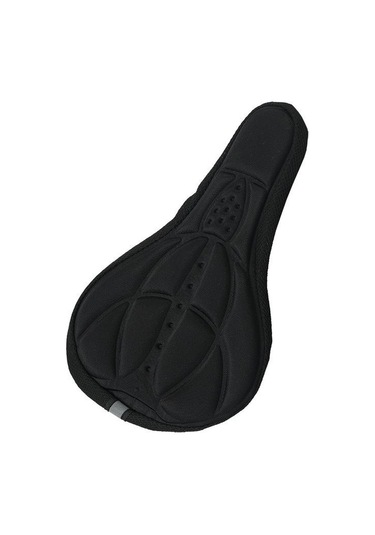 Siyah 1 Adet Bisiklet Eyer 3d Yumuşak Bisiklet Koltuğu Kaplaması Rahat Köpük Koltuk Minderi Bisiklet Eyer Bisiklet Bisiklet Aksesuarları Siyah