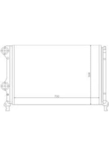 ORIS MFI851034 Radyatör Doblo 1.9 Jtd-1.3Mtj Mek Ac Klimasız 700X305X38 -46807378