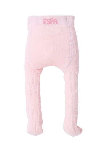 U.S. Polo Assn. Kız Bebek Pembe Çorap Usb1330 Pembe